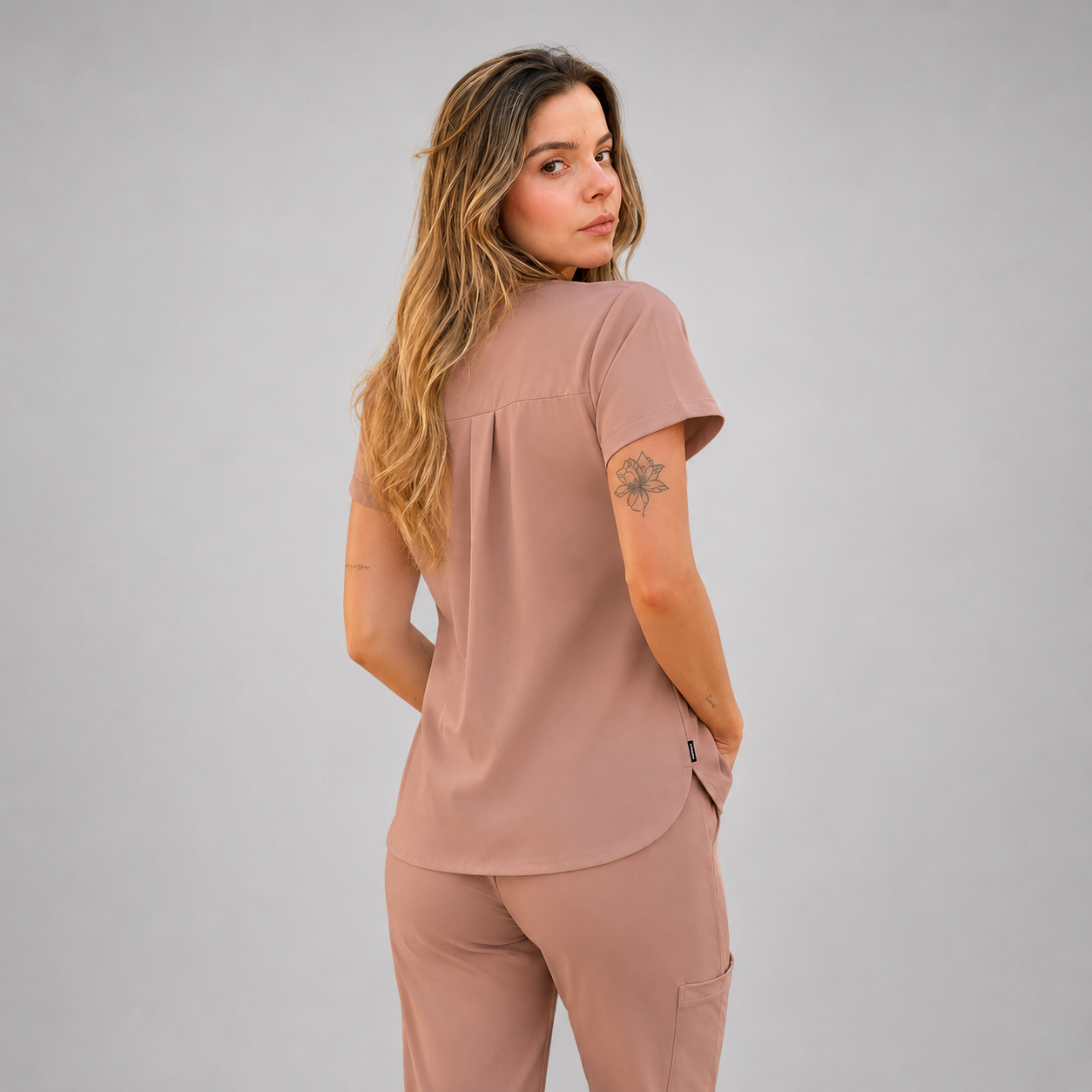 Blusa médica Healing Hands Purple Label Journey STRETCH